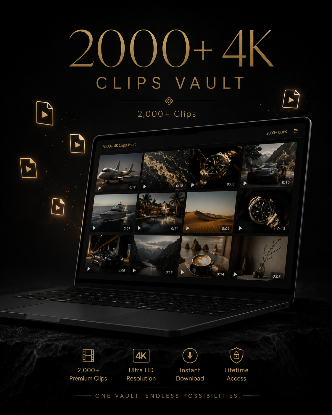 2000+ 4K Luxury Clips Vault